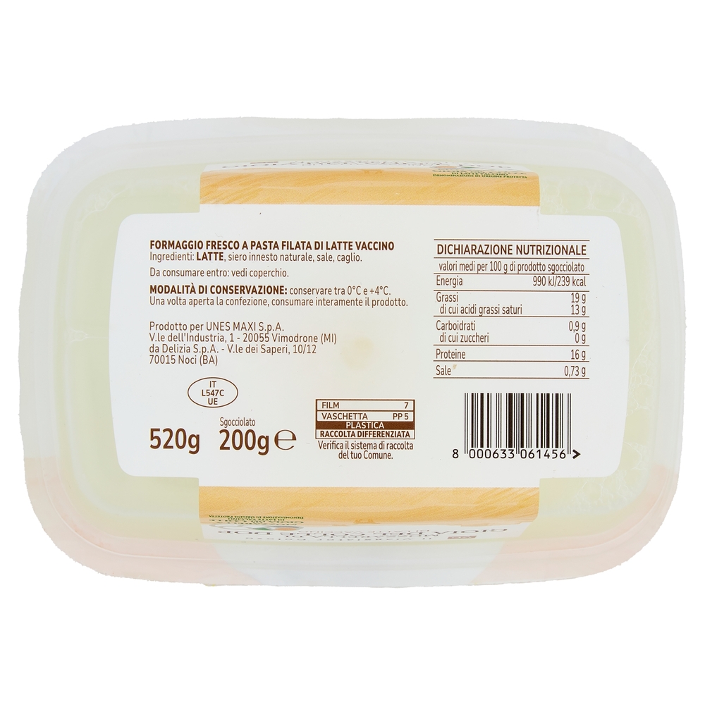 Mozzarella di Gioia del Colle DOP Il Viaggiator Goloso